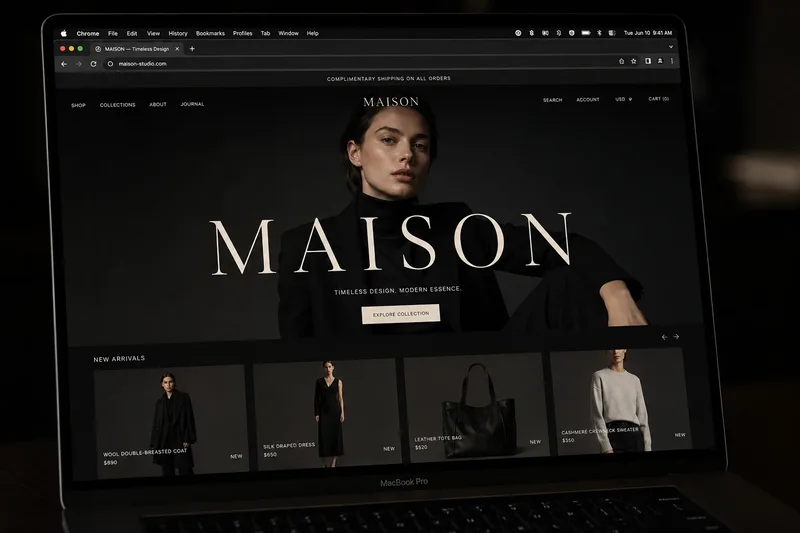Brand & Commerce — E-Commerce website by Web Design Studio London