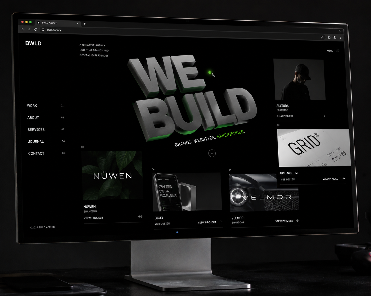 Digital & Agency — web design project 1
