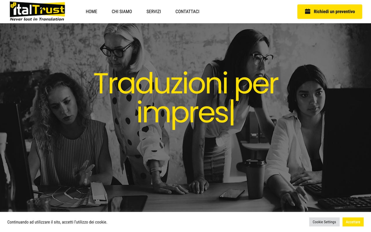 ItalTrust — web design project 2